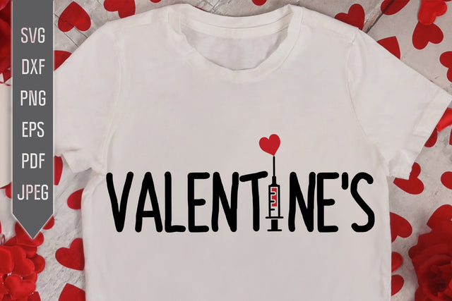 Valentine's Syringe Svg. Vaccine Svg. Valentine's Day Svg. Vaccination Svg. Quarantine Svg. Covid 19 Svg. Funny Valentine's Day dxf eps png SVG Mint And Beer Creations 
