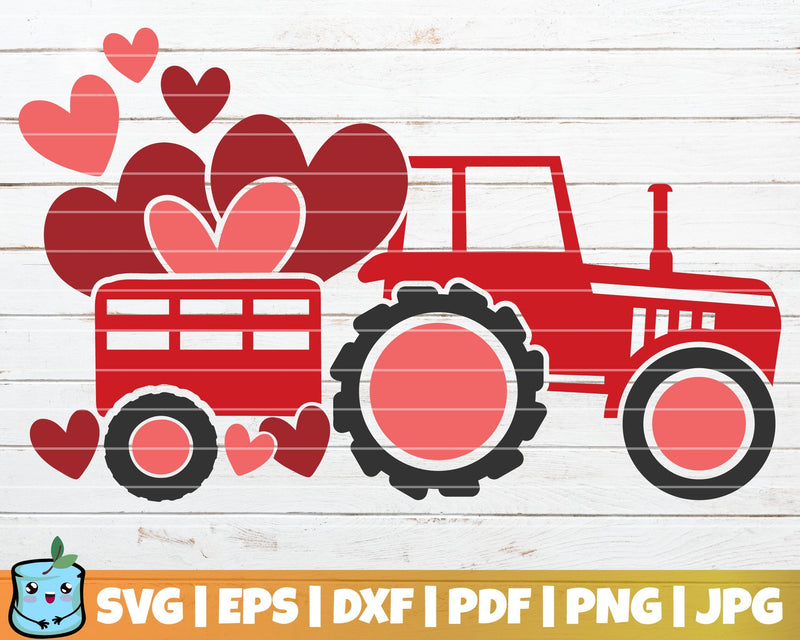Valentines Tractor - So Fontsy