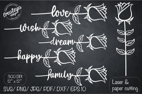 Valentine’s, Valentine’s SVG, Love SVG, Rose SVG, Wedding SVG Createya Design 