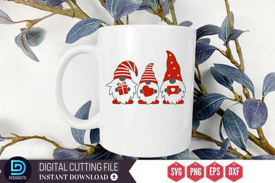 Valentin's Day Gnomie SVG Design SVG DESIGNISTIC 