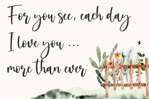 Valerina modern calligraphy font Font Balpirick 