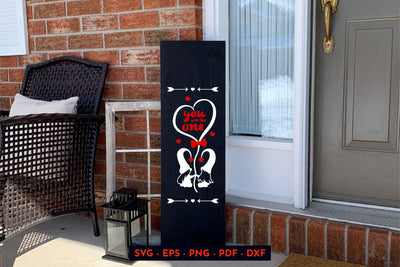 Valintines day. Valentine gnomes. Porch sign. SVG, PNG SVG Angelina Semenova 