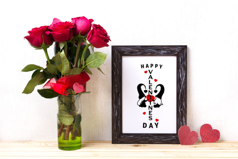 Valintines day. Valentine gnomes. Porch sign. SVG, PNG SVG Angelina Semenova 