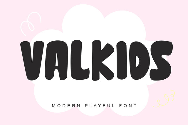 Valkids Font Letterara 