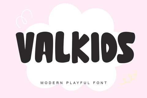 Valkids Font Letterara 