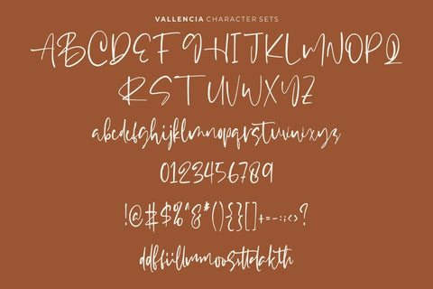 Vallencia – Modern Handwritten Font Good Java 