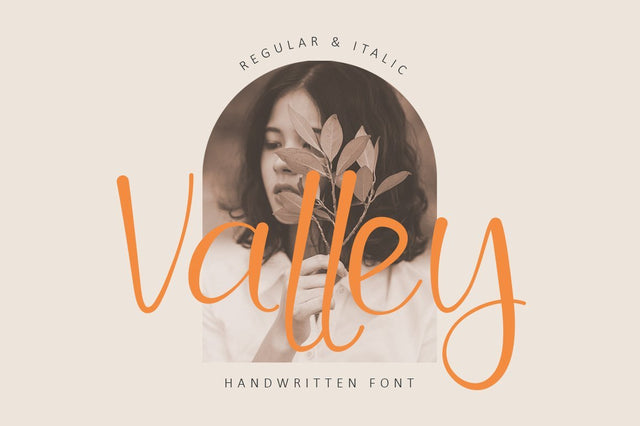 Valley - Beauty Handwritten Font Font Illushvara Design 