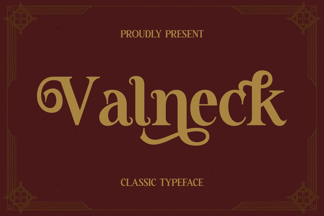 Valneck Typeface Font Storytype Studio 