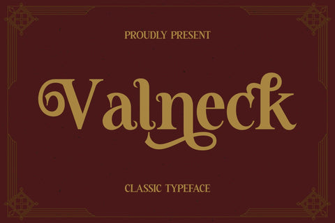 Valneck Typeface Font Storytype Studio 