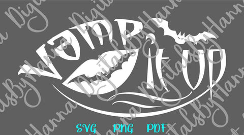 Vamp it Up Happy Halloween Vampire Print and Cut SVG Digitals by Hanna 