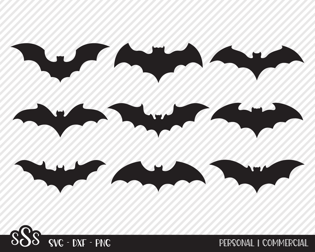 Vampire Bat Bundle | Halloween SVG SVG Texas Southern Cuts 