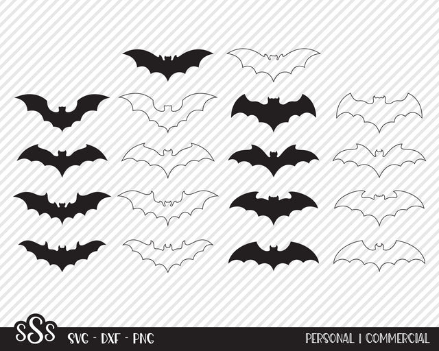 Vampire Bat Bundle | Halloween SVG SVG Texas Southern Cuts 
