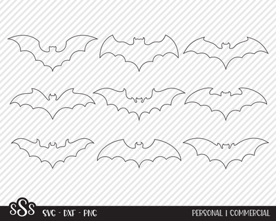 Vampire Bat Bundle | Halloween SVG SVG Texas Southern Cuts 