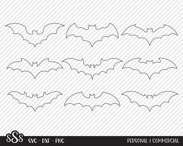 Vampire Bat Bundle | Halloween SVG SVG Texas Southern Cuts 