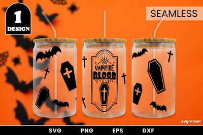 Vampire Can Glass SVG SVG SvgOcean 