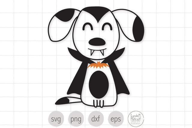Vampire Dog svg for Halloween SVG Lynda M Metcalf 