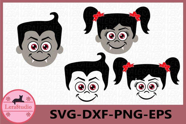 Vampire Face SVG SVG Lerastudio 