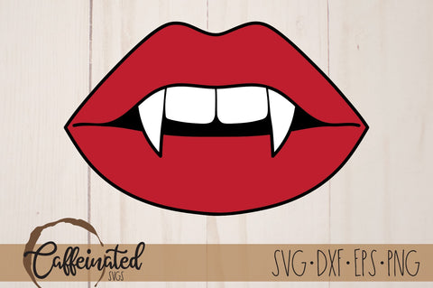 Vampire Fangs SVG SVG Caffeinated SVGs 