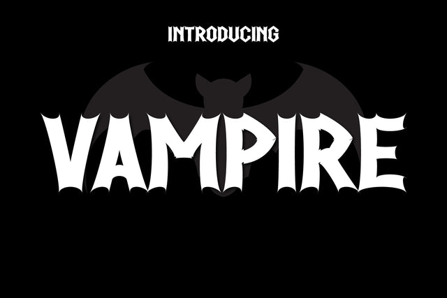 Vampire Fonts Font Fox7 By Rattana 