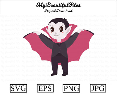 Vampire - Halloween SVG MyBeautifulFiles 