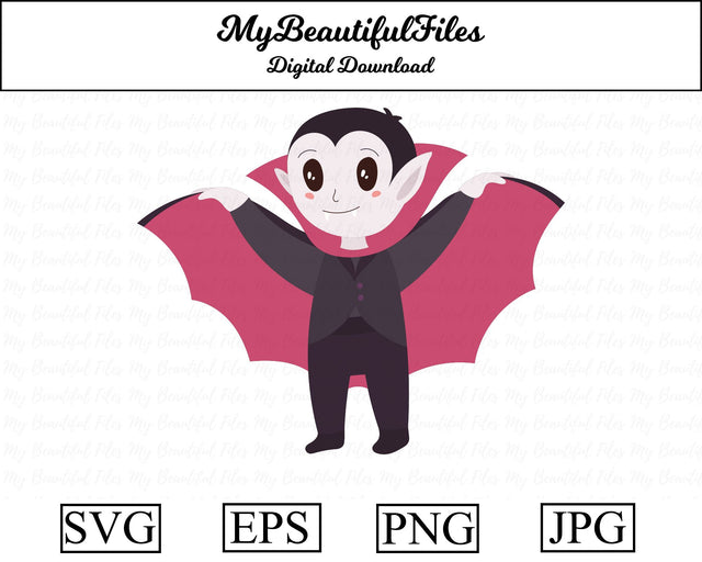 Vampire - Halloween SVG MyBeautifulFiles 