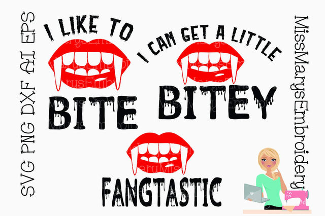 Vampire Sayings SVG MissMarysEmbroidery 