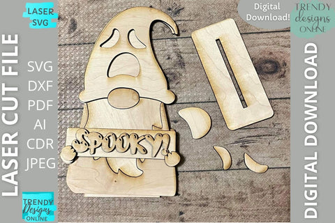 Vampire Shelf sitter Laser cut svg, Halloween Shelf sitter Glowforge svg SVG Trendy Designs Online 