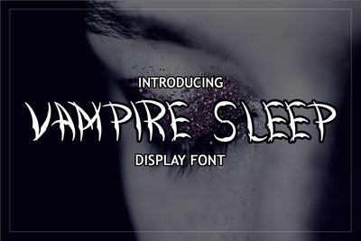 Vampire Sleep Font nearzz 