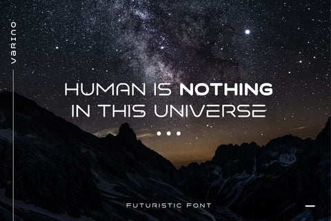 Varino - Futuristic Font Arterfak Project 