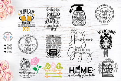 Various Home SVG Bundle SVG Graphic House Design 