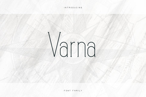 Varna - Slab Serif font family VPcreativeshop 