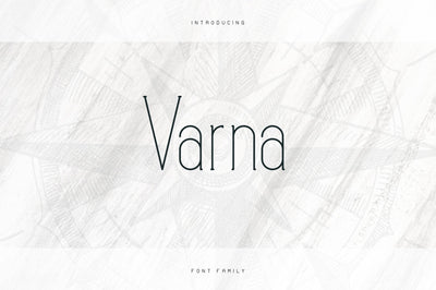 Varna - Slab Serif font family VPcreativeshop