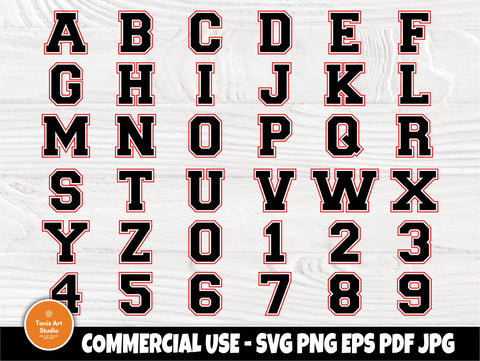 Baseball Font SVG, Varsity Letters SVG, College Alphabet SVG Bundle, Font  SVG, Softball SVG, Baseball SVG, PNG, JPG, DXF, EPS, Cut Files
