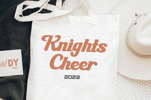 Varsity Sport Script Font Blush Font Co. 