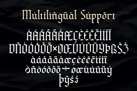 Vasavine Blackletter Font Irvan Randi 