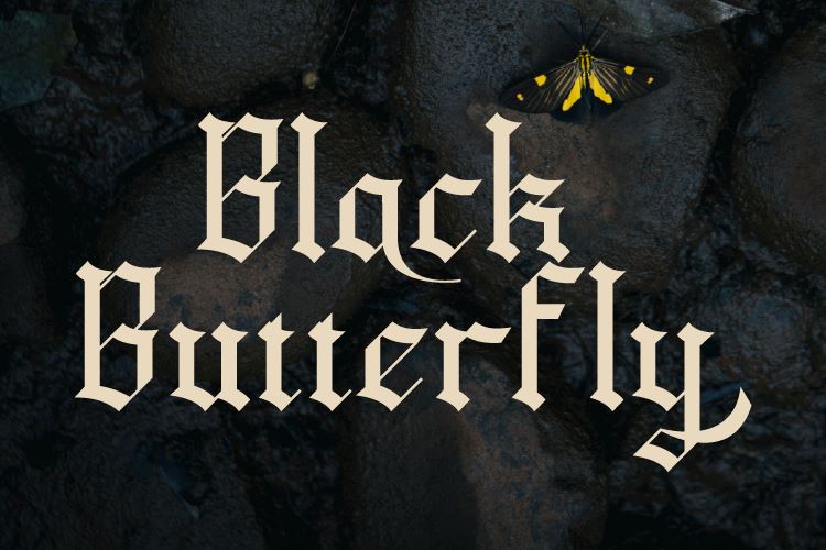 Vasavine Blackletter - So Fontsy