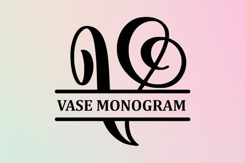 Vase - Monogram - Font Abo Daniel Studio 