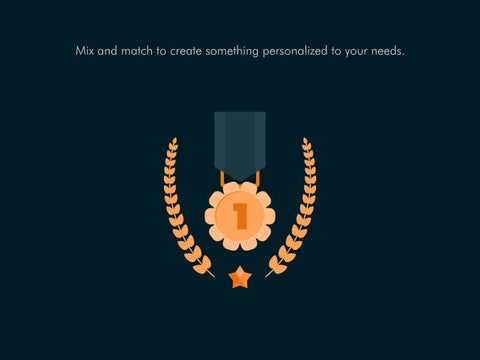 Vector Medals and Award Icon Generator Set SVG Arts By Naty 