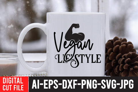 Vegan Lifestyle SVG Cut File SVG BlackCatsMedia 