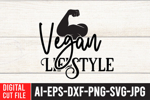 Vegan Lifestyle SVG Cut File SVG BlackCatsMedia 