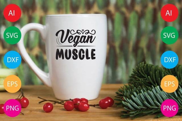 Vegan Muscle SVG CraftlabSvg29 
