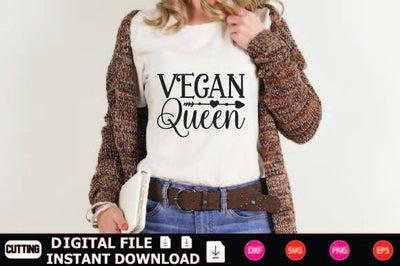 Vegan Queen SVG Shahin alam 