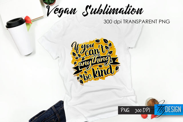 Vegan T-Shirt Sublimation. Food T-Shirt Design v.16 Sublimation Fly Design 