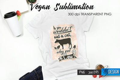 Vegan T-Shirt Sublimation. Food T-Shirt Design v.18 Sublimation Fly Design 