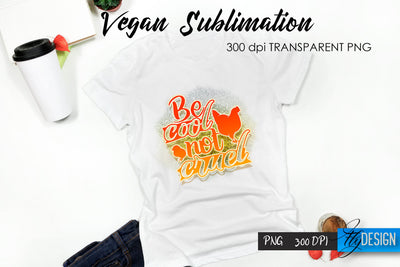 Vegan T-Shirt Sublimation. Food T-Shirt Design v.6 Sublimation Fly Design 