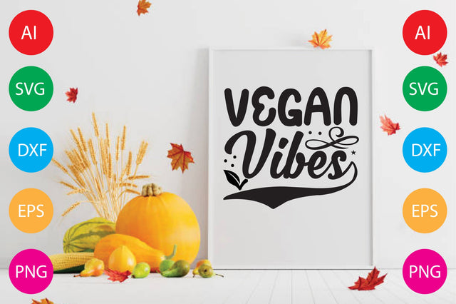 Vegan Vibes SVG CraftlabSvg29 