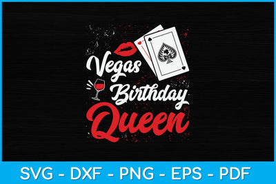 Vegas Birthday Queen Birthday Svg Design SVG artprintfile 