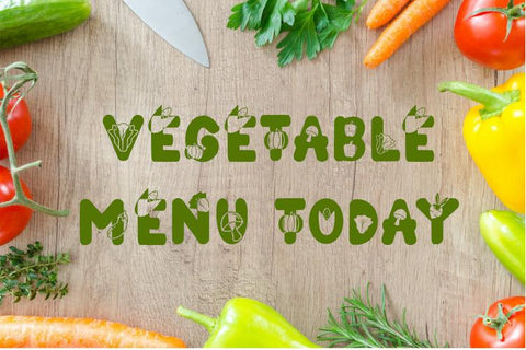 Vegetables Font Masyafi Studio 