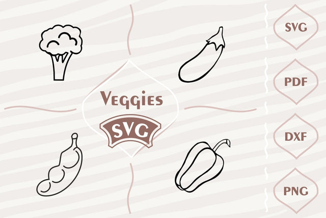 Veggies - SVG bundle SVG Digital Mojito 