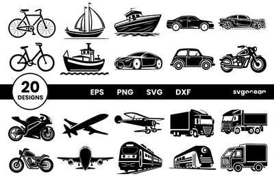 Vehicles SVG Bundle | Car | Transport SVG SvgOcean 
